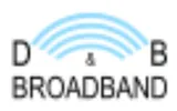 D and B Broadband Logo