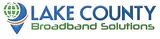 LAKE COUNTY Broadband solutions Logo