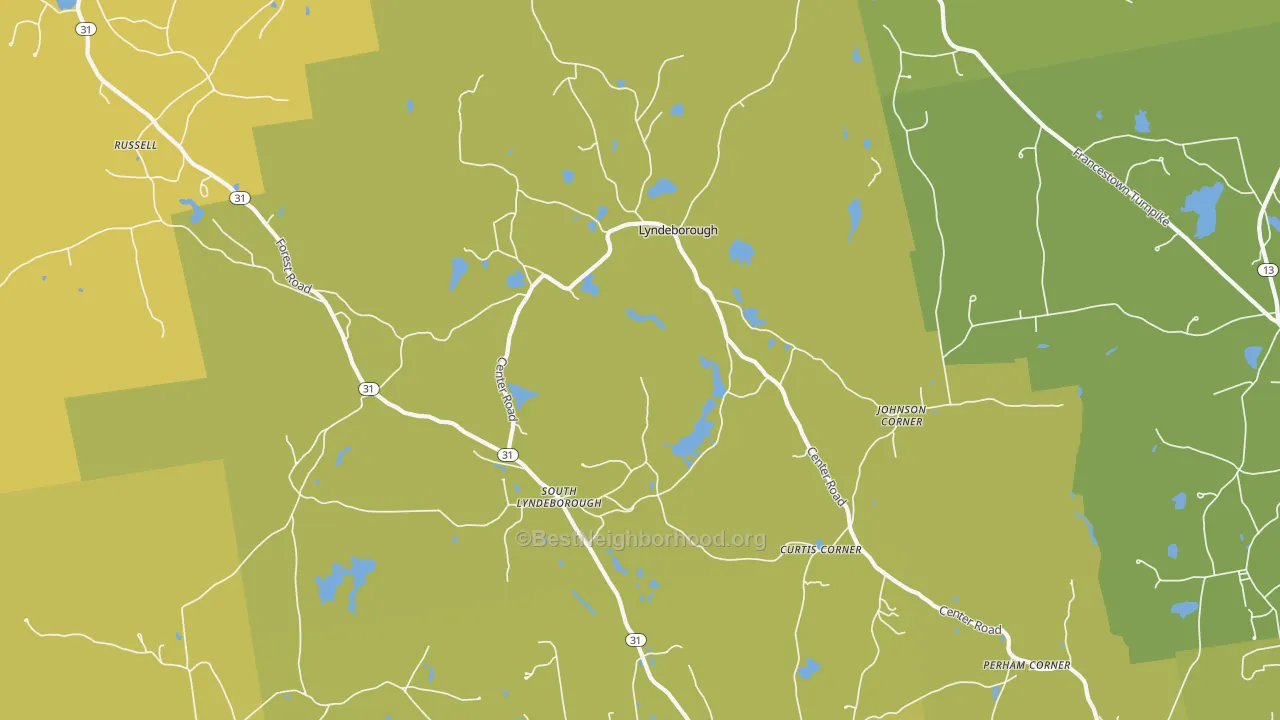 Map of the best neighborhoods in the 03082 area, with better matches in green and worse matches in red