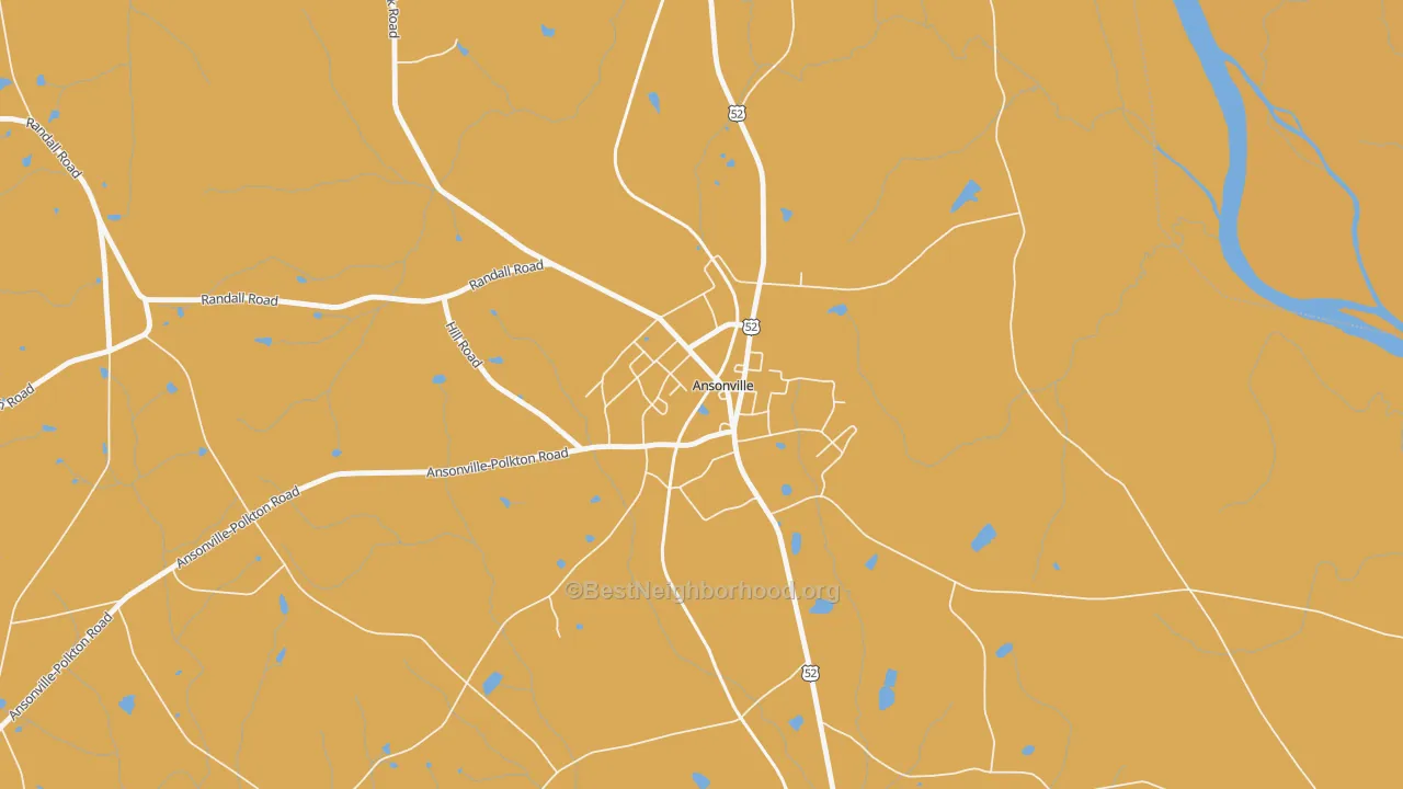 Map of the best neighborhoods in the 28007 area, with better matches in green and worse matches in red