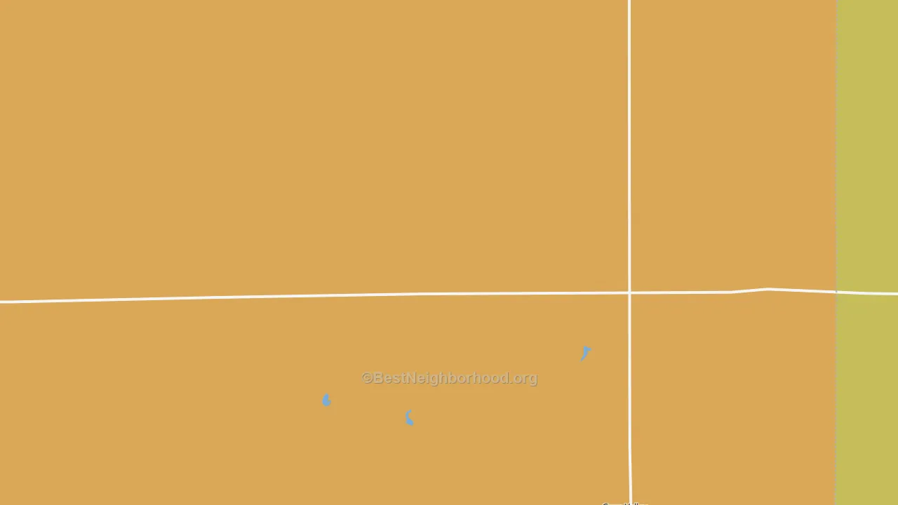 Map of the best neighborhoods in the 57341 area, with better matches in green and worse matches in red