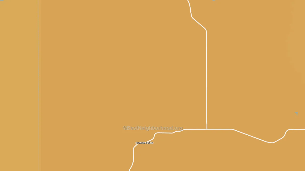 Map of the best neighborhoods in the 57750 area, with better matches in green and worse matches in red