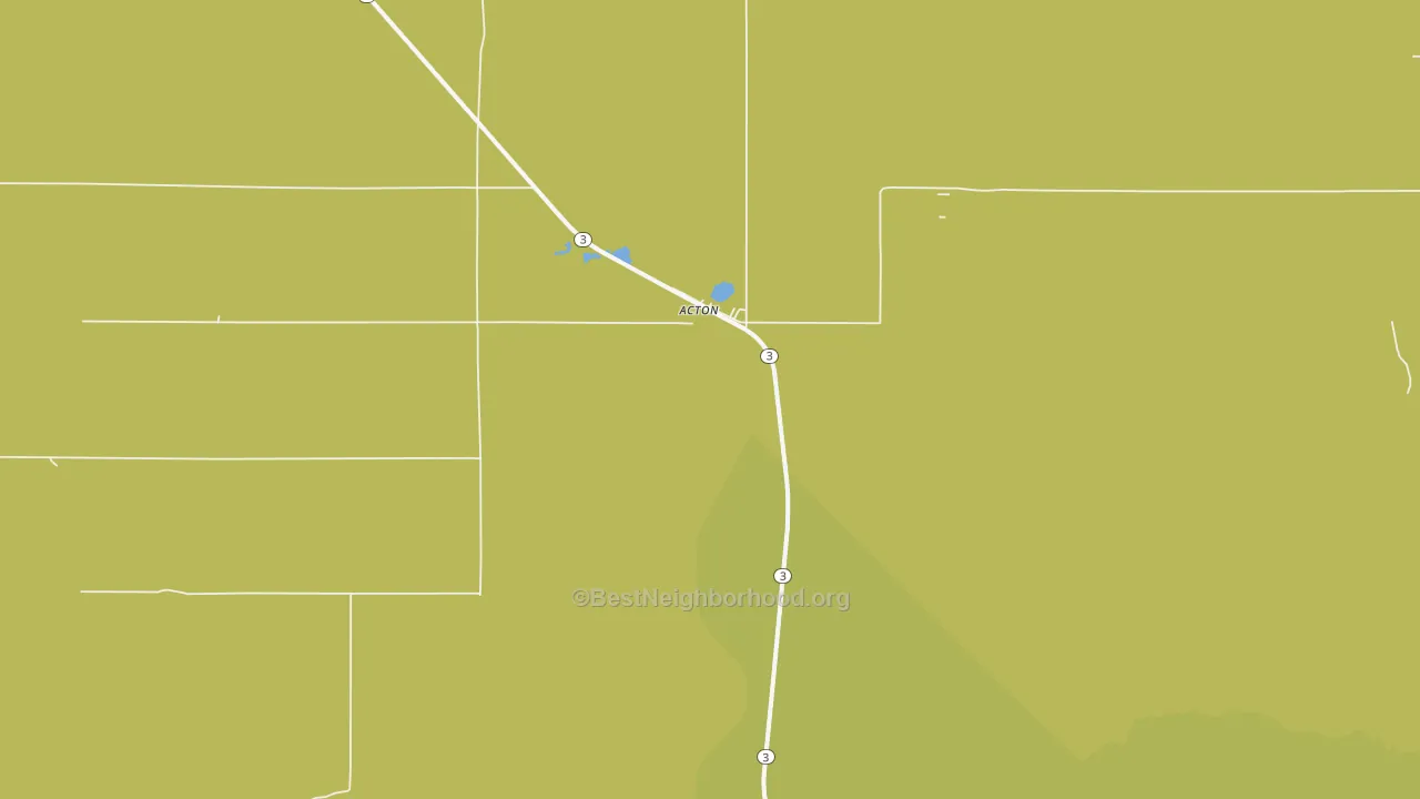 Map of the best neighborhoods in the 59002 area, with better matches in green and worse matches in red