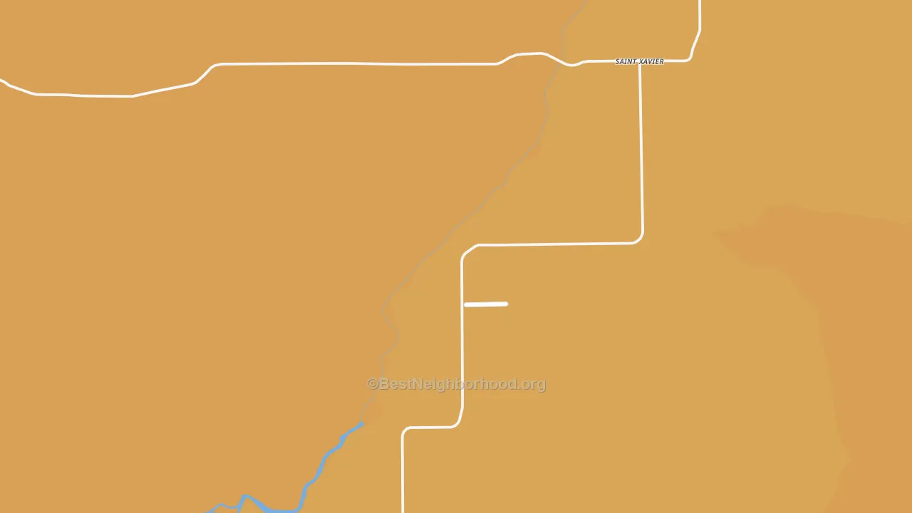 Map of the best neighborhoods in the 59075 area, with better matches in green and worse matches in red