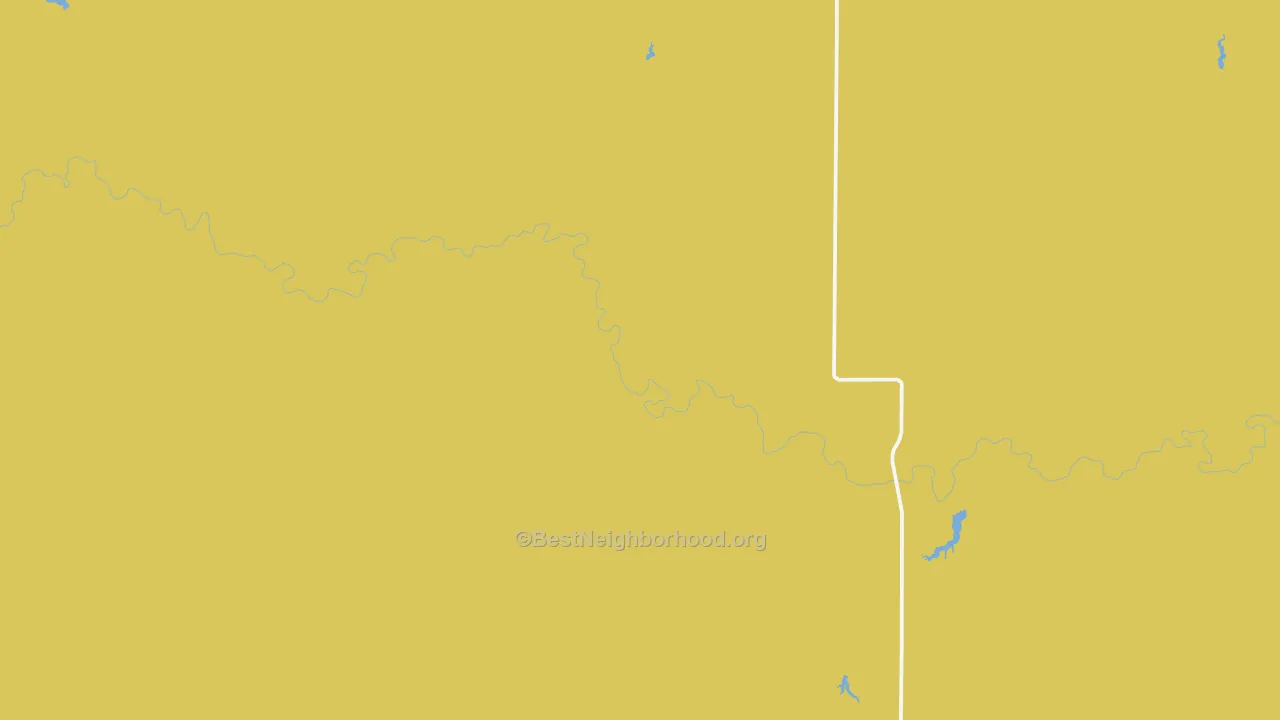 Map of the best neighborhoods in the 59420 area, with better matches in green and worse matches in red