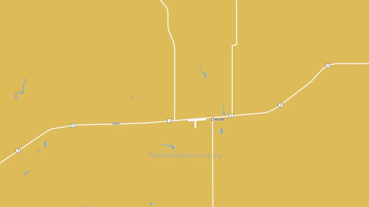 Map of the best neighborhoods in the 59522 area, with better matches in green and worse matches in red
