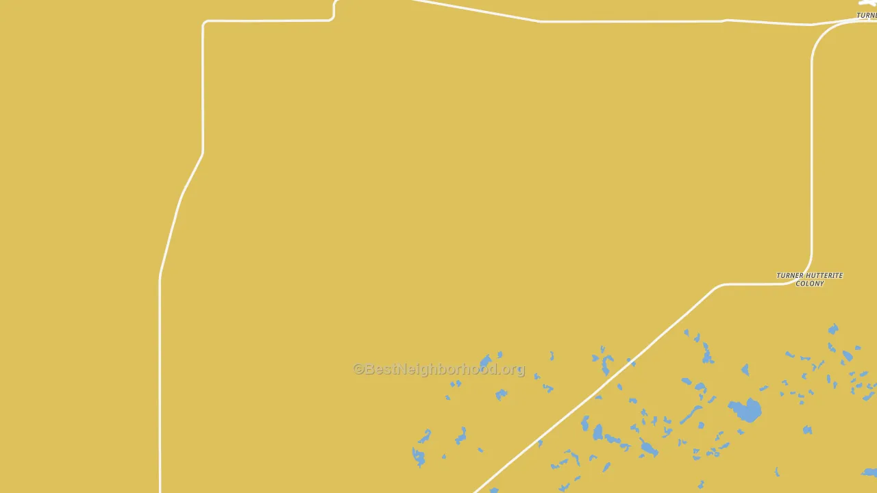 Map of the best neighborhoods in the 59529 area, with better matches in green and worse matches in red