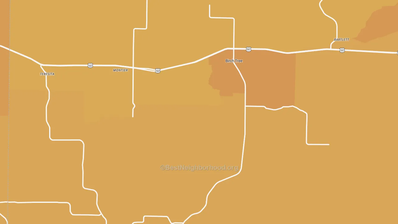 Map of the best neighborhoods in the 65438 area, with better matches in green and worse matches in red