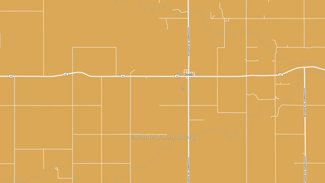 Map of the best neighborhoods in the 67159 area, with better matches in green and worse matches in red