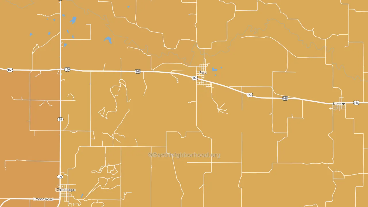 Map of the best neighborhoods in the 67360 area, with better matches in green and worse matches in red