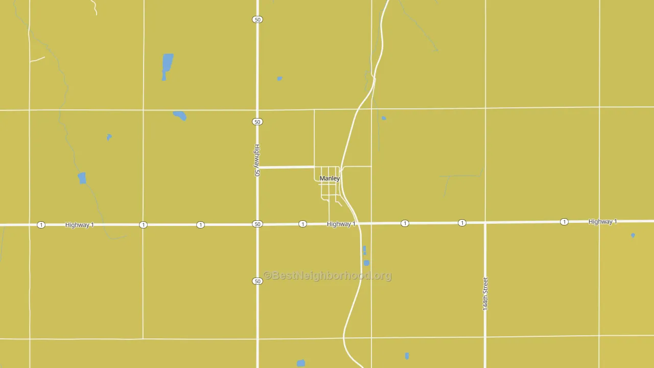 Map of the best neighborhoods in the 68403 area, with better matches in green and worse matches in red