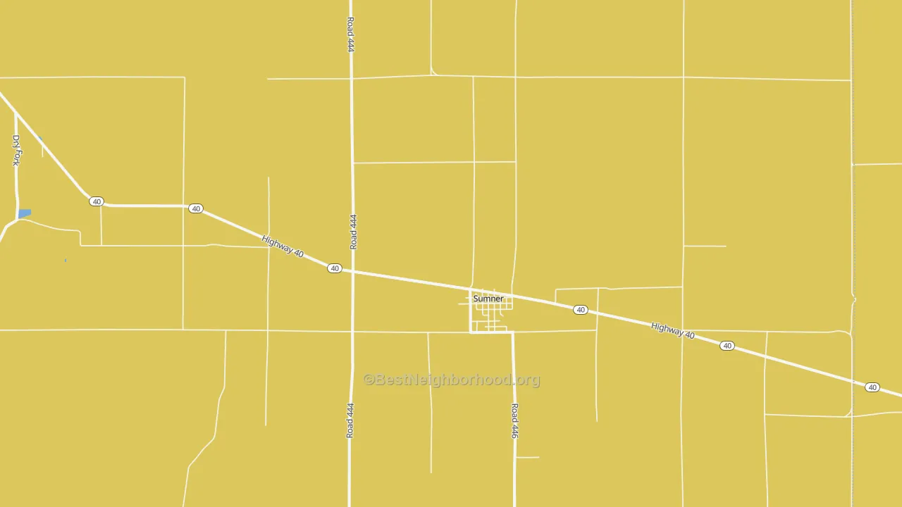 Map of the best neighborhoods in the 68878 area, with better matches in green and worse matches in red