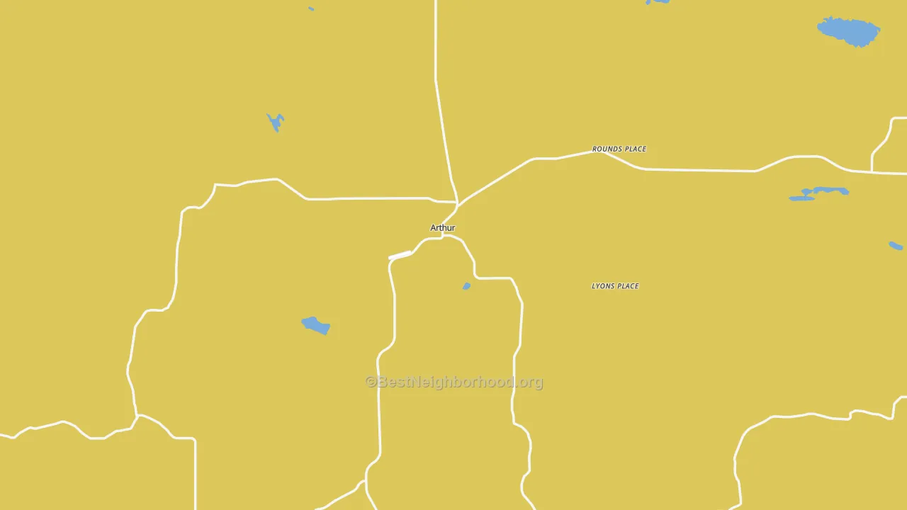 Map of the best neighborhoods in the 69121 area, with better matches in green and worse matches in red