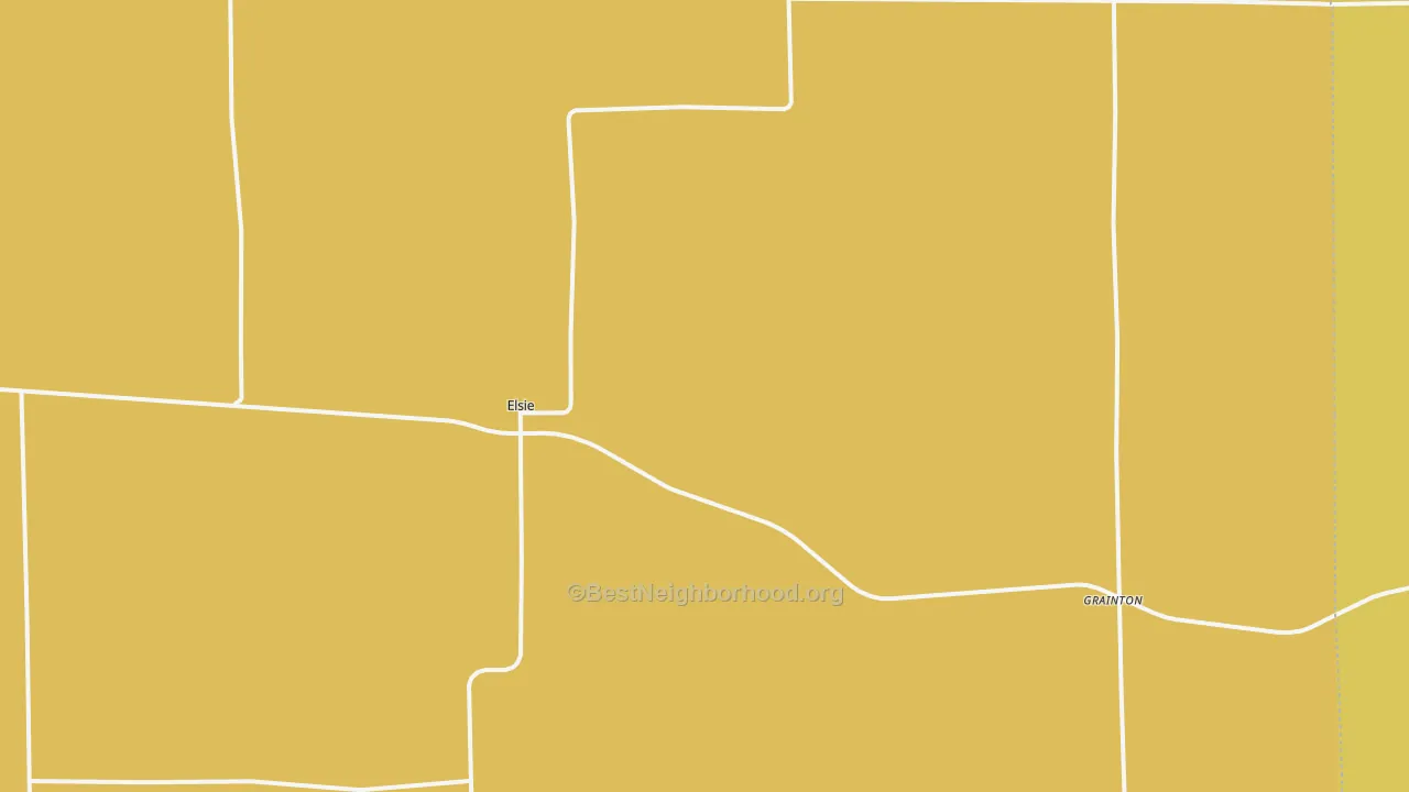 Map of the best neighborhoods in the 69134 area, with better matches in green and worse matches in red