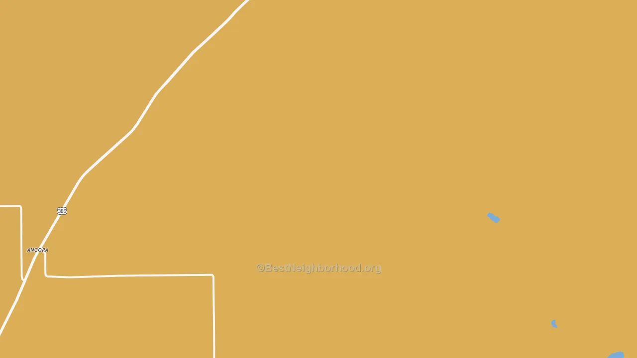 Map of the best neighborhoods in the 69331 area, with better matches in green and worse matches in red