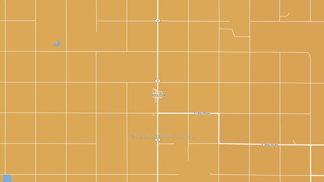 Map of the best neighborhoods in the 73551 area, with better matches in green and worse matches in red