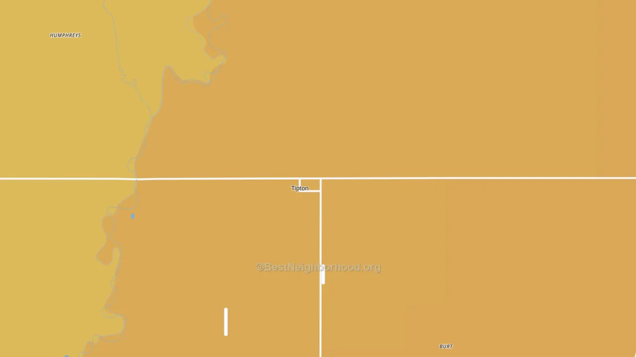 Map of the best neighborhoods in the 73570 area, with better matches in green and worse matches in red