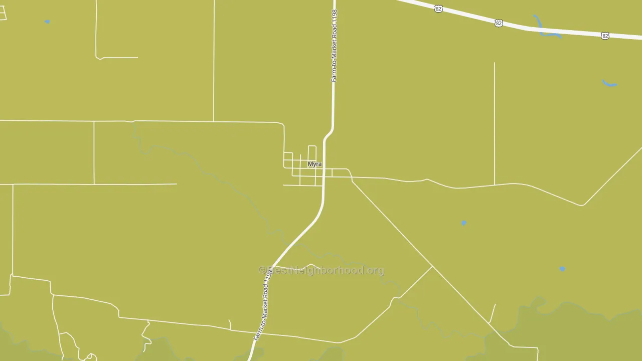 Map of the best neighborhoods in the 76253 area, with better matches in green and worse matches in red