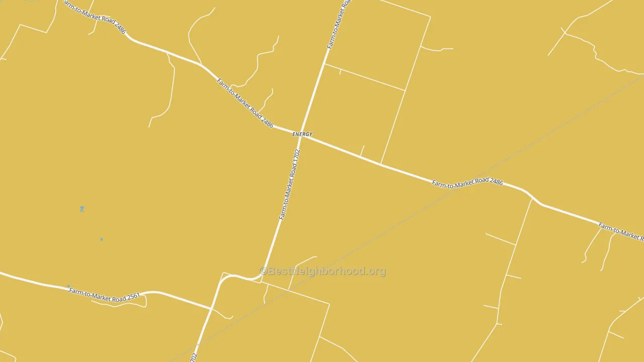 Map of the best neighborhoods in the 76452 area, with better matches in green and worse matches in red