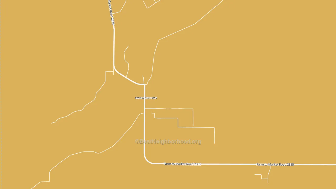 Map of the best neighborhoods in the 76939 area, with better matches in green and worse matches in red