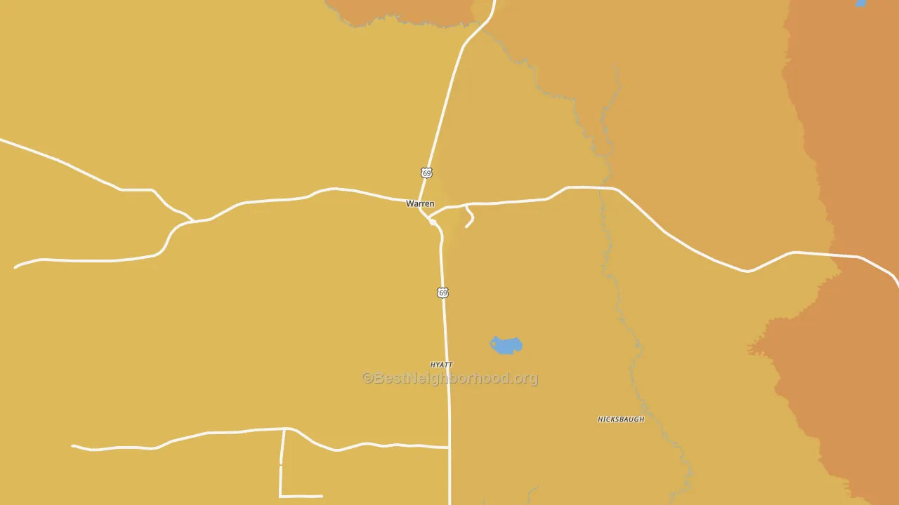 Map of the best neighborhoods in the 77664 area, with better matches in green and worse matches in red