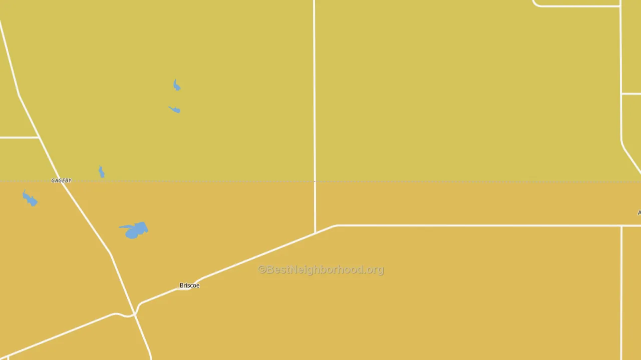 Map of the best neighborhoods in the 79011 area, with better matches in green and worse matches in red