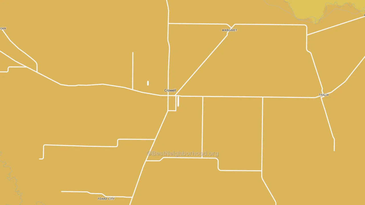 Map of the best neighborhoods in the 79227 area, with better matches in green and worse matches in red