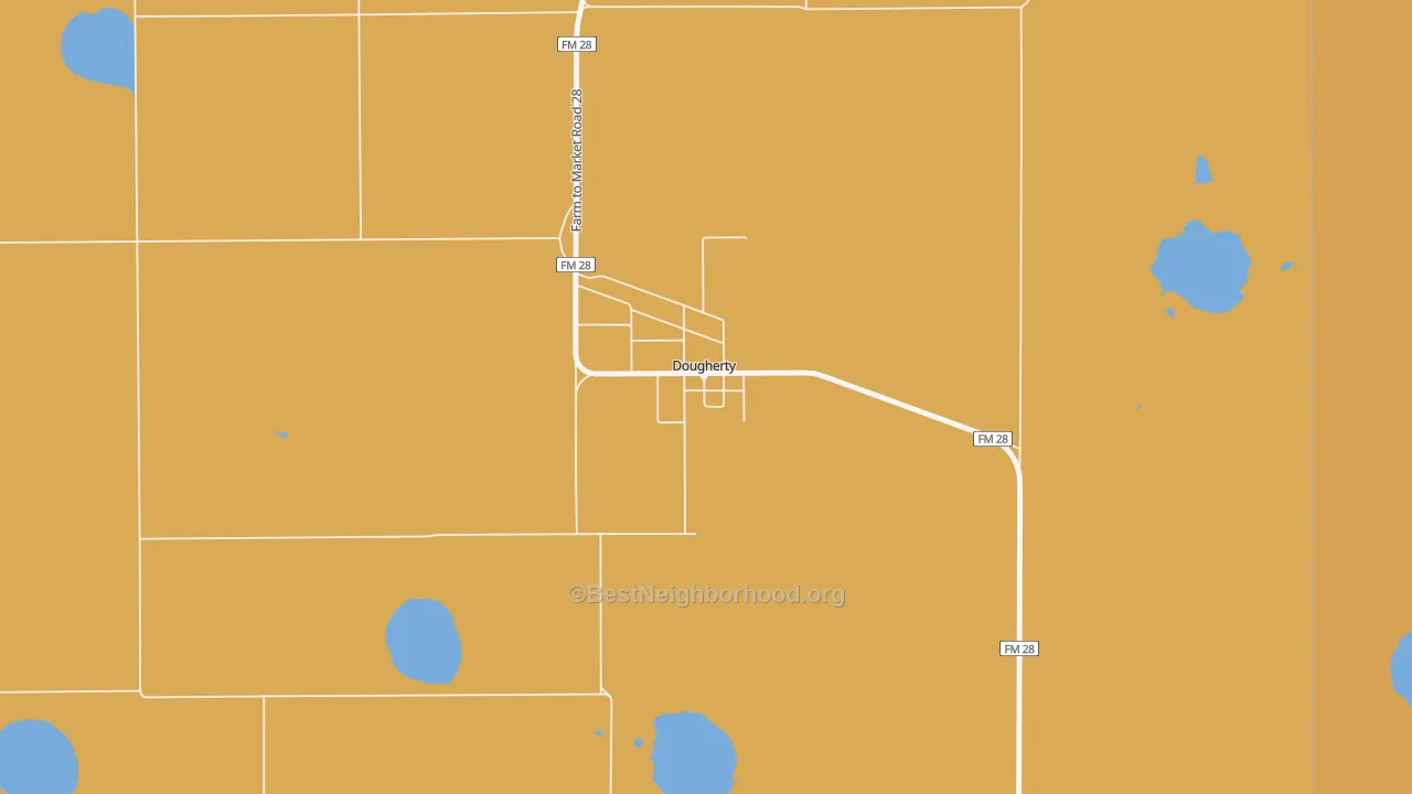 Map of the best neighborhoods in the 79231 area, with better matches in green and worse matches in red