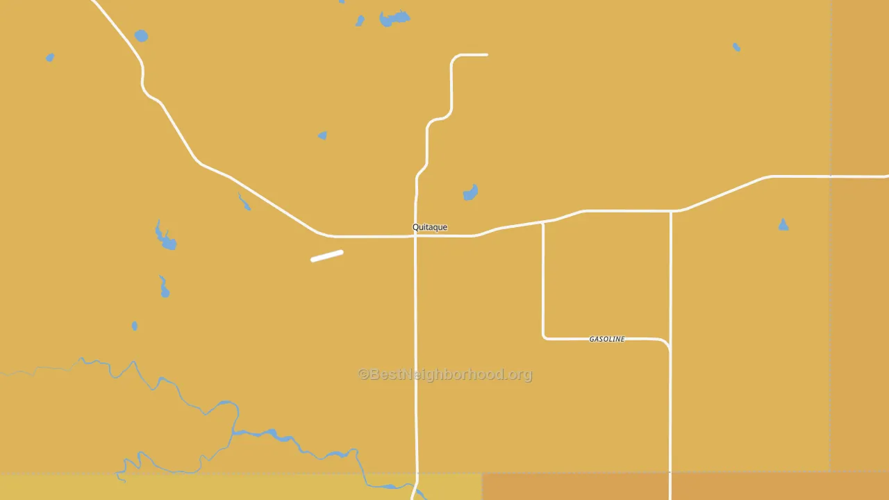 Map of the best neighborhoods in the 79255 area, with better matches in green and worse matches in red