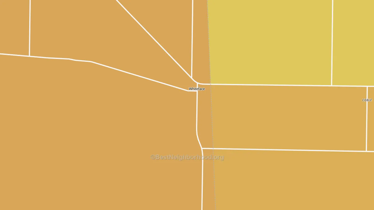 Map of the best neighborhoods in the 79379 area, with better matches in green and worse matches in red