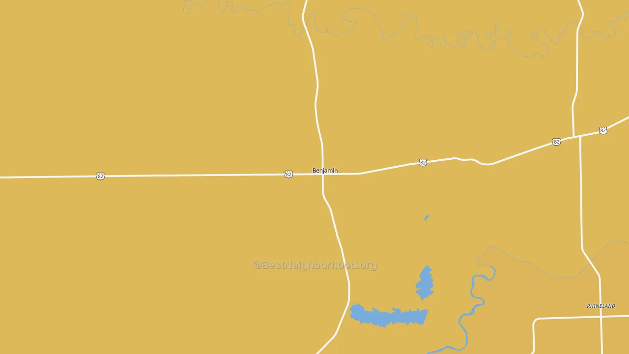 Map of the best neighborhoods in the 79505 area, with better matches in green and worse matches in red