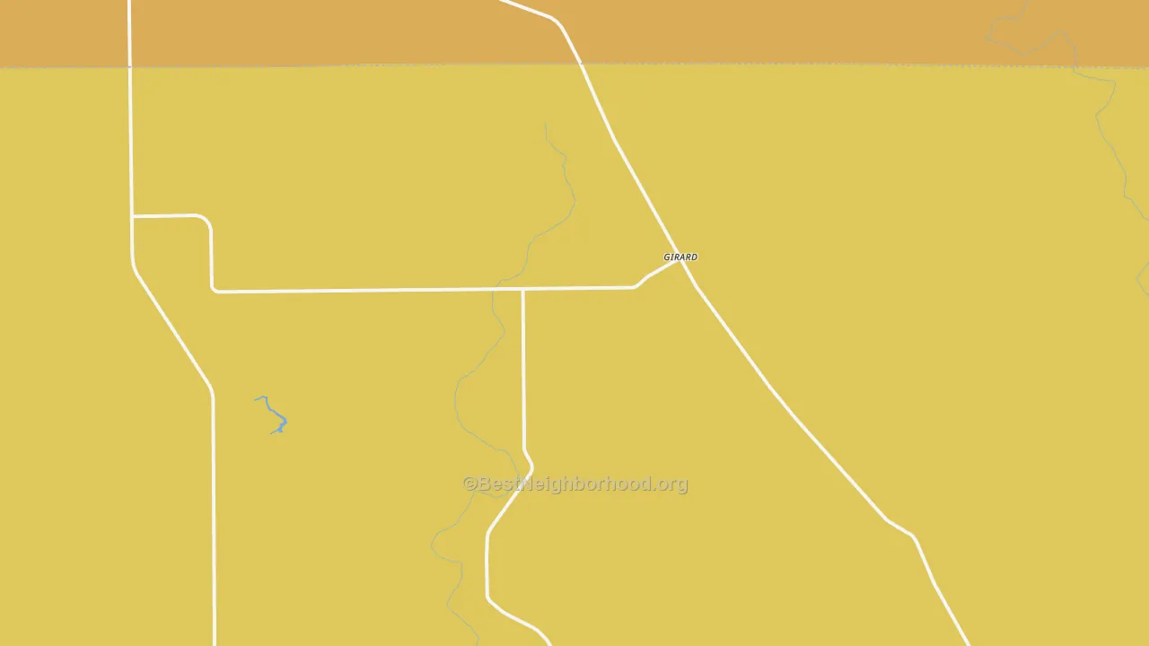 Map of the best neighborhoods in the 79518 area, with better matches in green and worse matches in red