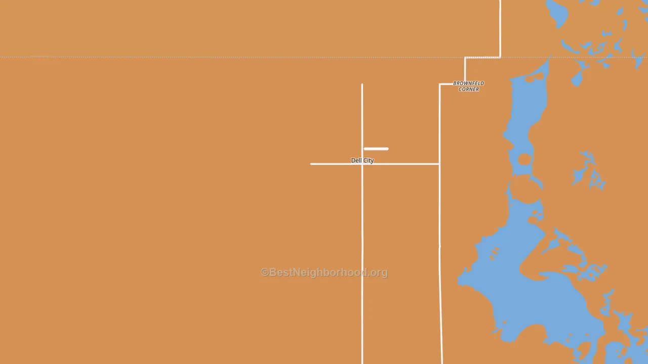 Map of the best neighborhoods in the 79837 area, with better matches in green and worse matches in red
