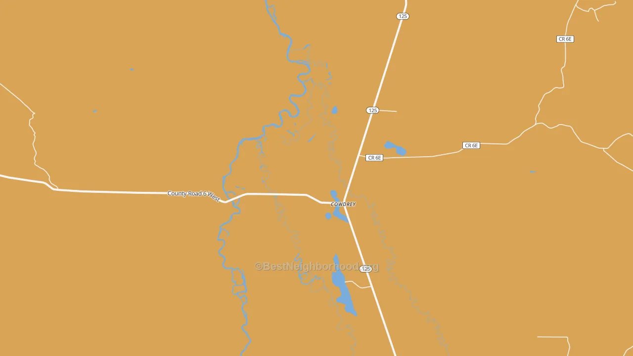 Map of the best neighborhoods in the 80434 area, with better matches in green and worse matches in red