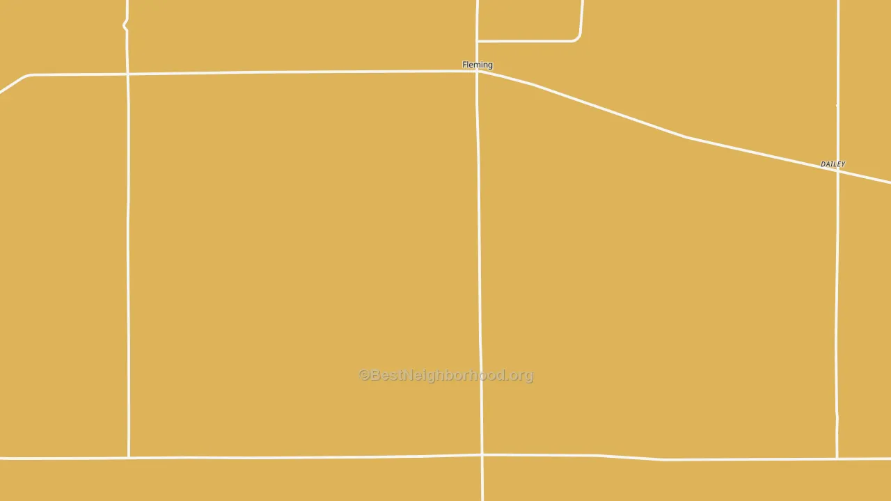 Map of the best neighborhoods in the 80728 area, with better matches in green and worse matches in red
