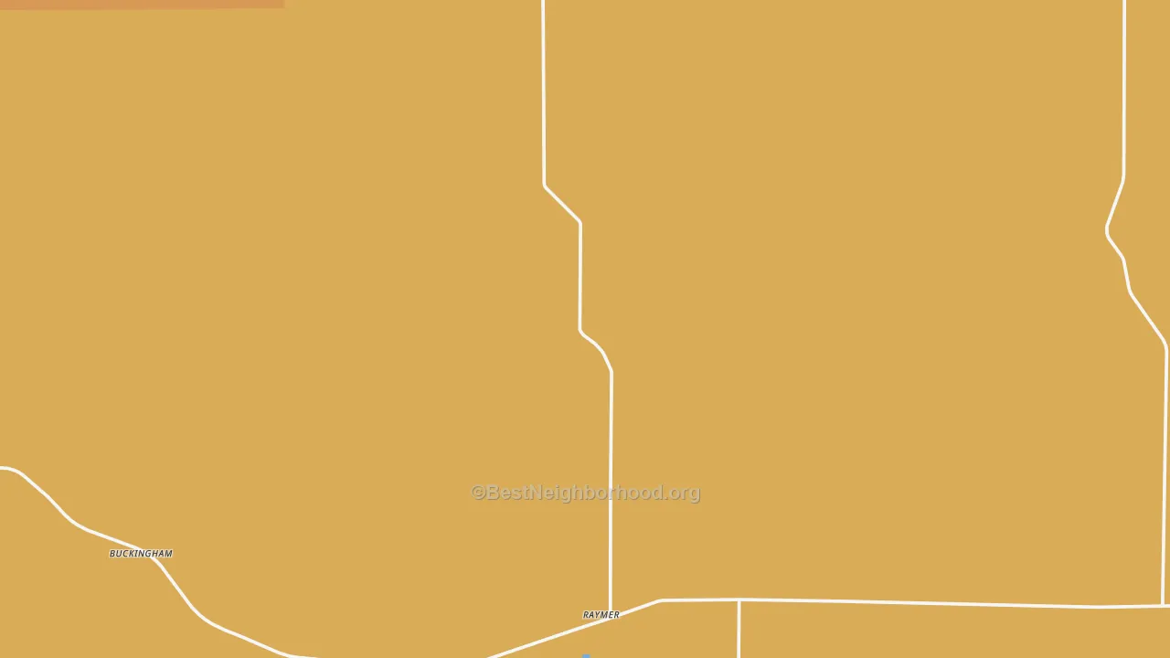 Map of the best neighborhoods in the 80742 area, with better matches in green and worse matches in red