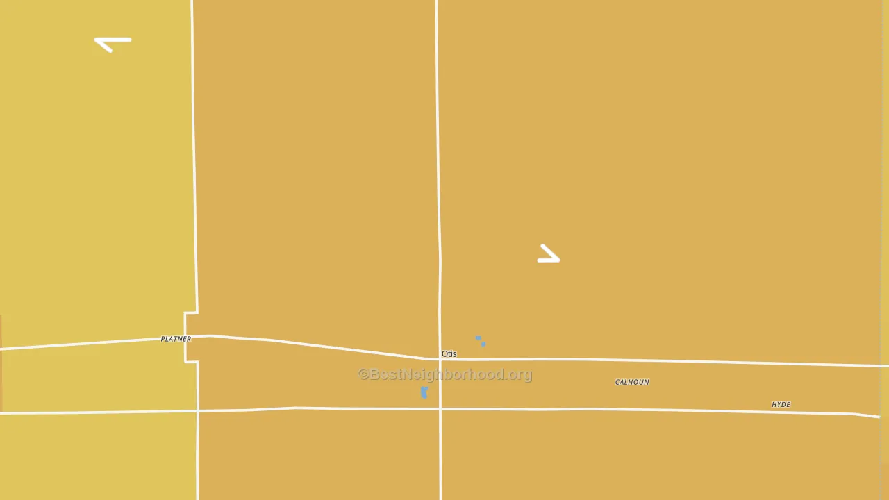 Map of the best neighborhoods in the 80743 area, with better matches in green and worse matches in red