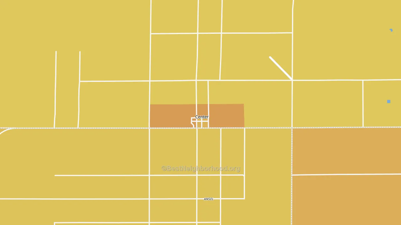 Map of the best neighborhoods in the 81125 area, with better matches in green and worse matches in red
