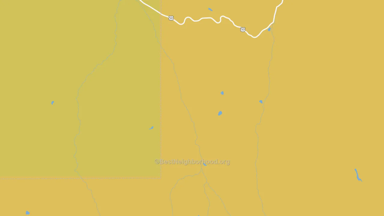 Map of the best neighborhoods in the 81220 area, with better matches in green and worse matches in red
