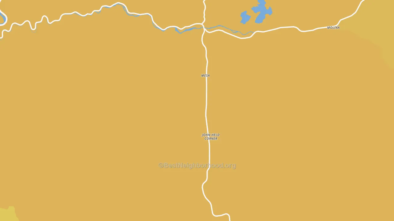 Map of the best neighborhoods in the 81643 area, with better matches in green and worse matches in red