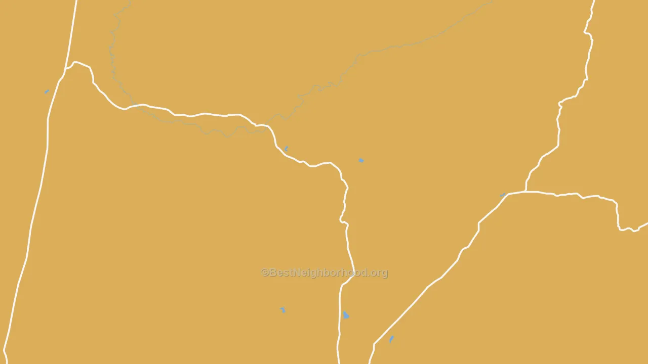 Map of the best neighborhoods in the 82058 area, with better matches in green and worse matches in red
