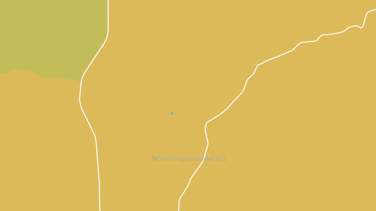 Map of the best neighborhoods in the 82731 area, with better matches in green and worse matches in red