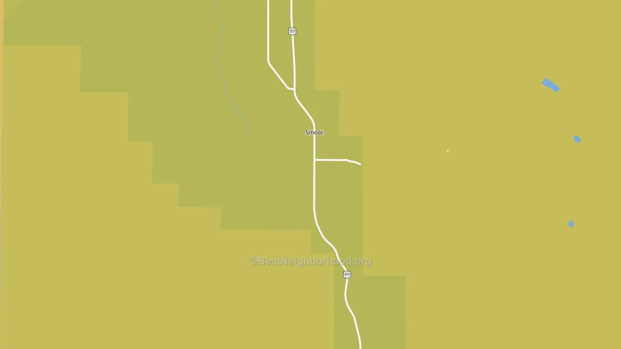 Map of the best neighborhoods in the 83126 area, with better matches in green and worse matches in red