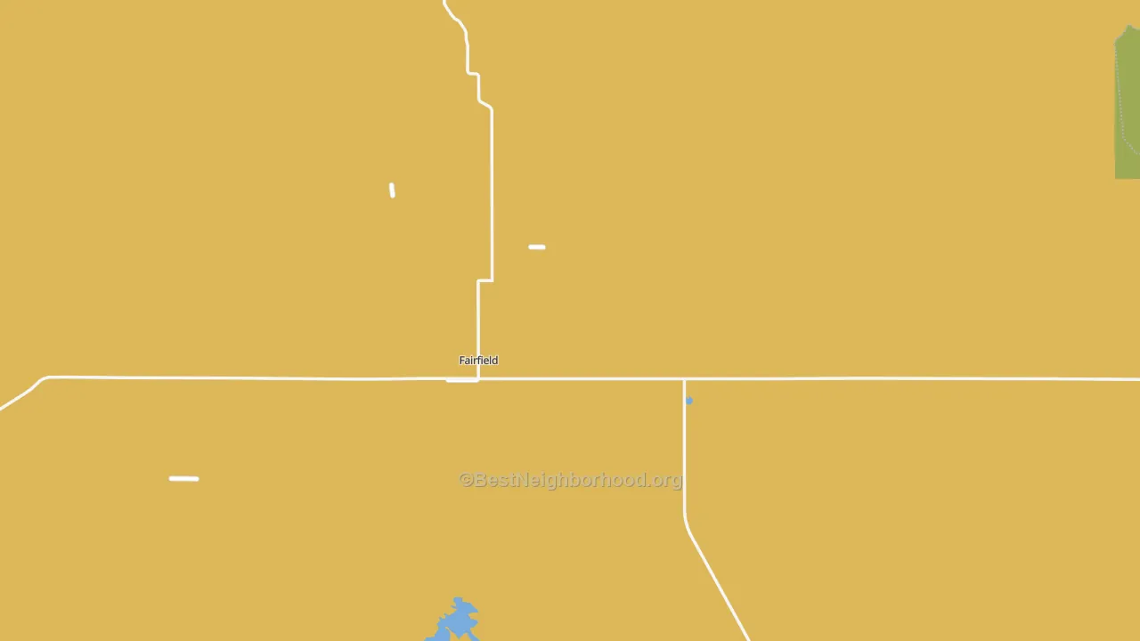 Map of the best neighborhoods in the 83327 area, with better matches in green and worse matches in red