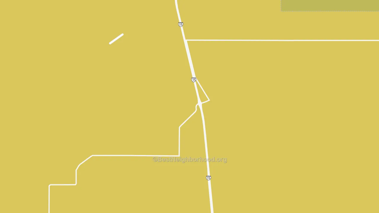 Map of the best neighborhoods in the 83425 area, with better matches in green and worse matches in red