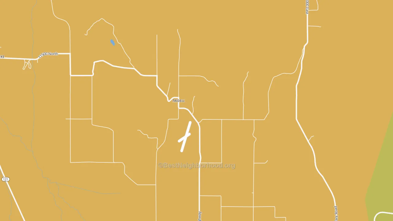 Map of the best neighborhoods in the 84076 area, with better matches in green and worse matches in red