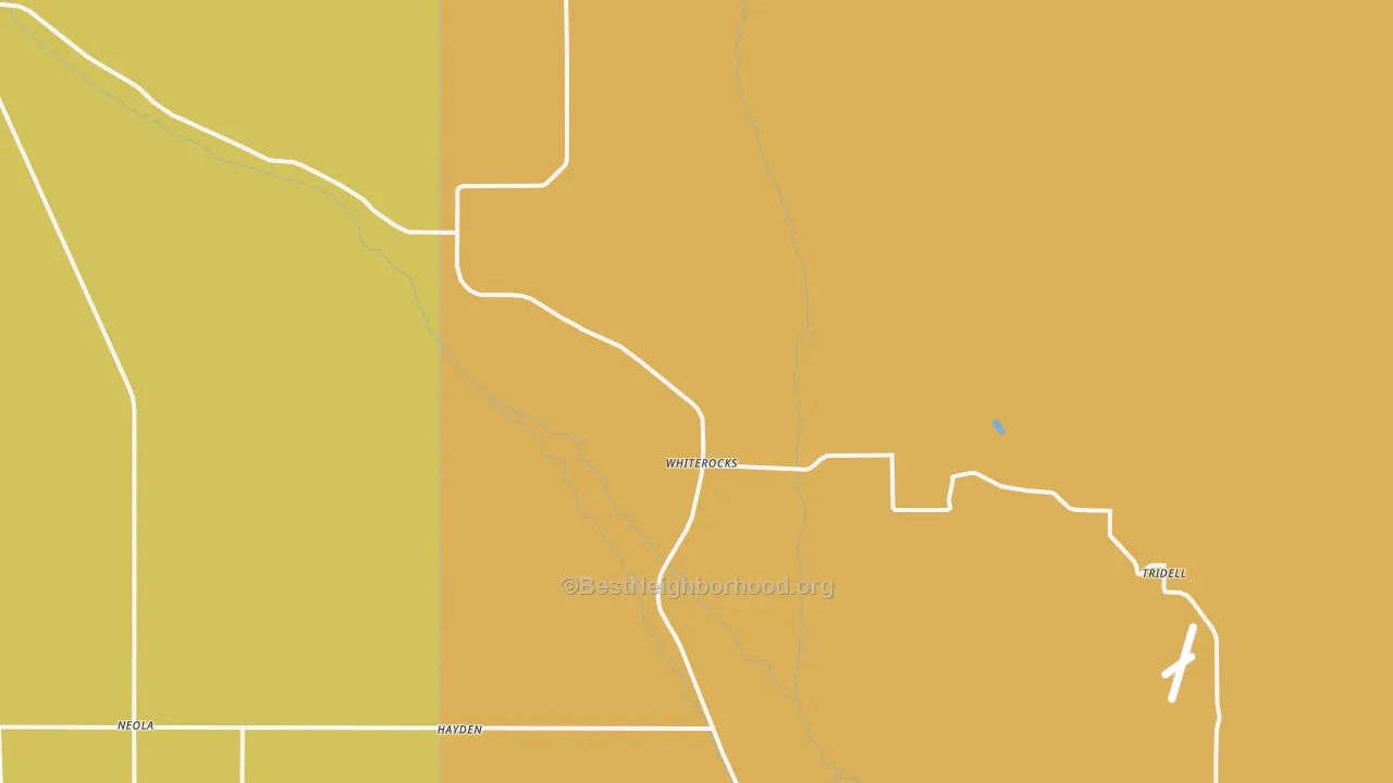 Map of the best neighborhoods in the 84085 area, with better matches in green and worse matches in red