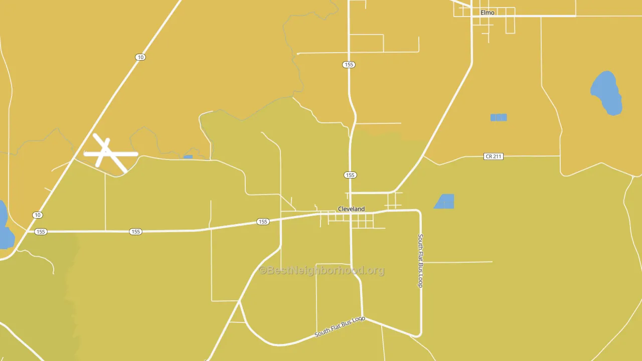 Map of the best neighborhoods in the 84518 area, with better matches in green and worse matches in red