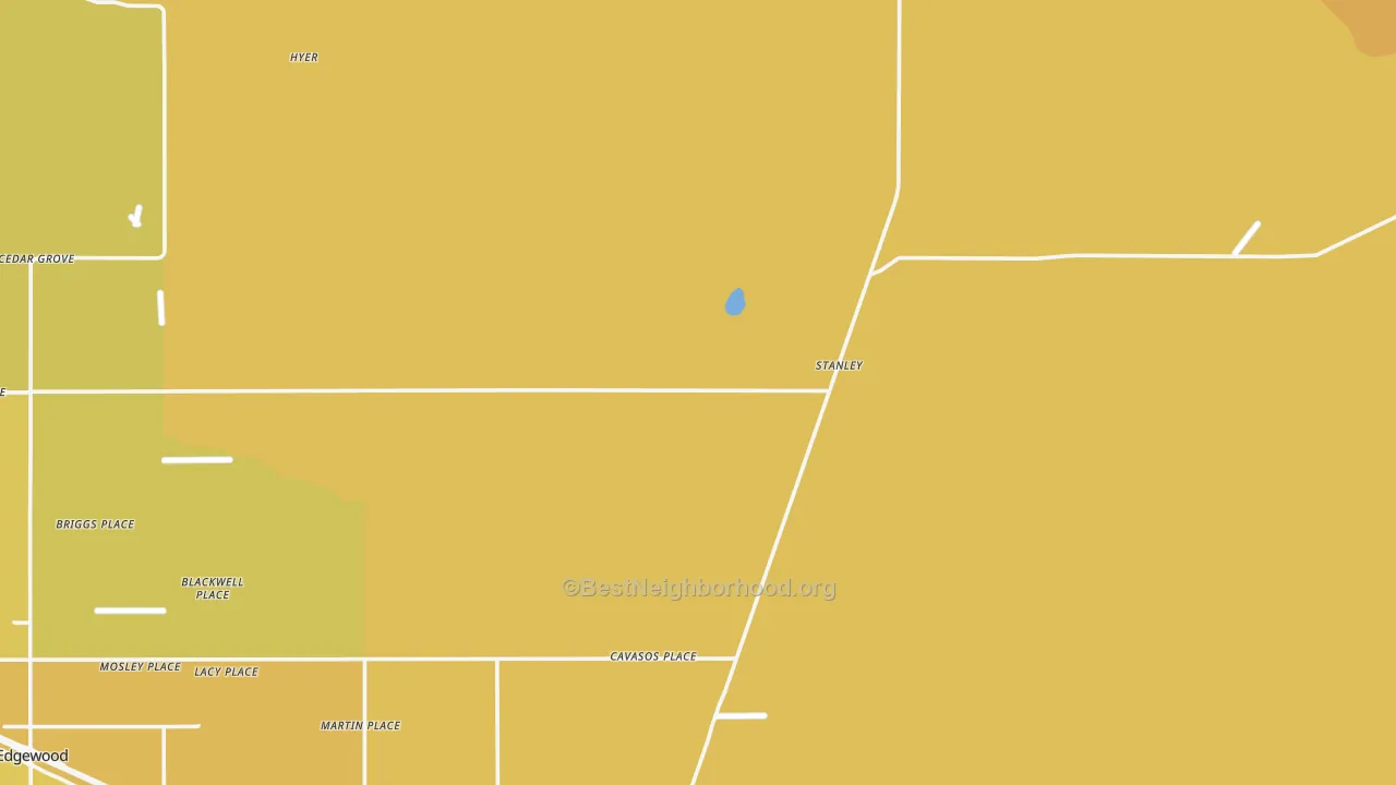 Map of the best neighborhoods in the 87056 area, with better matches in green and worse matches in red