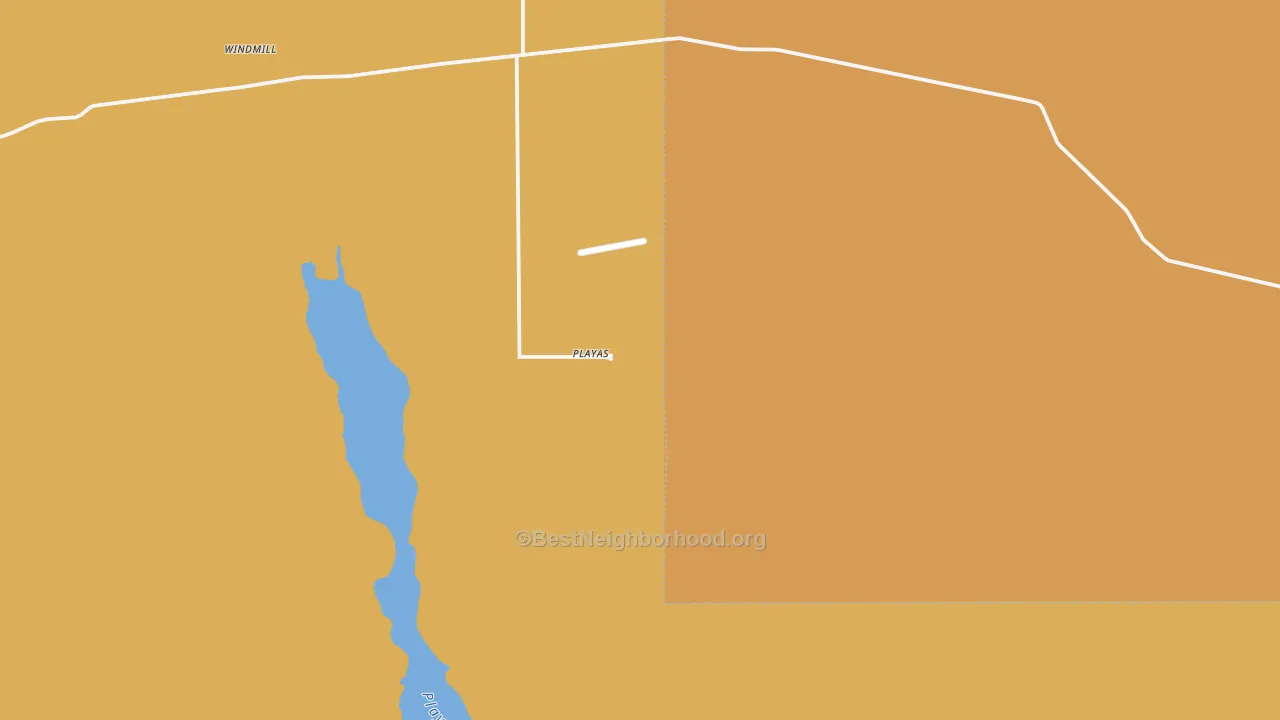 Map of the best neighborhoods in the 88009 area, with better matches in green and worse matches in red